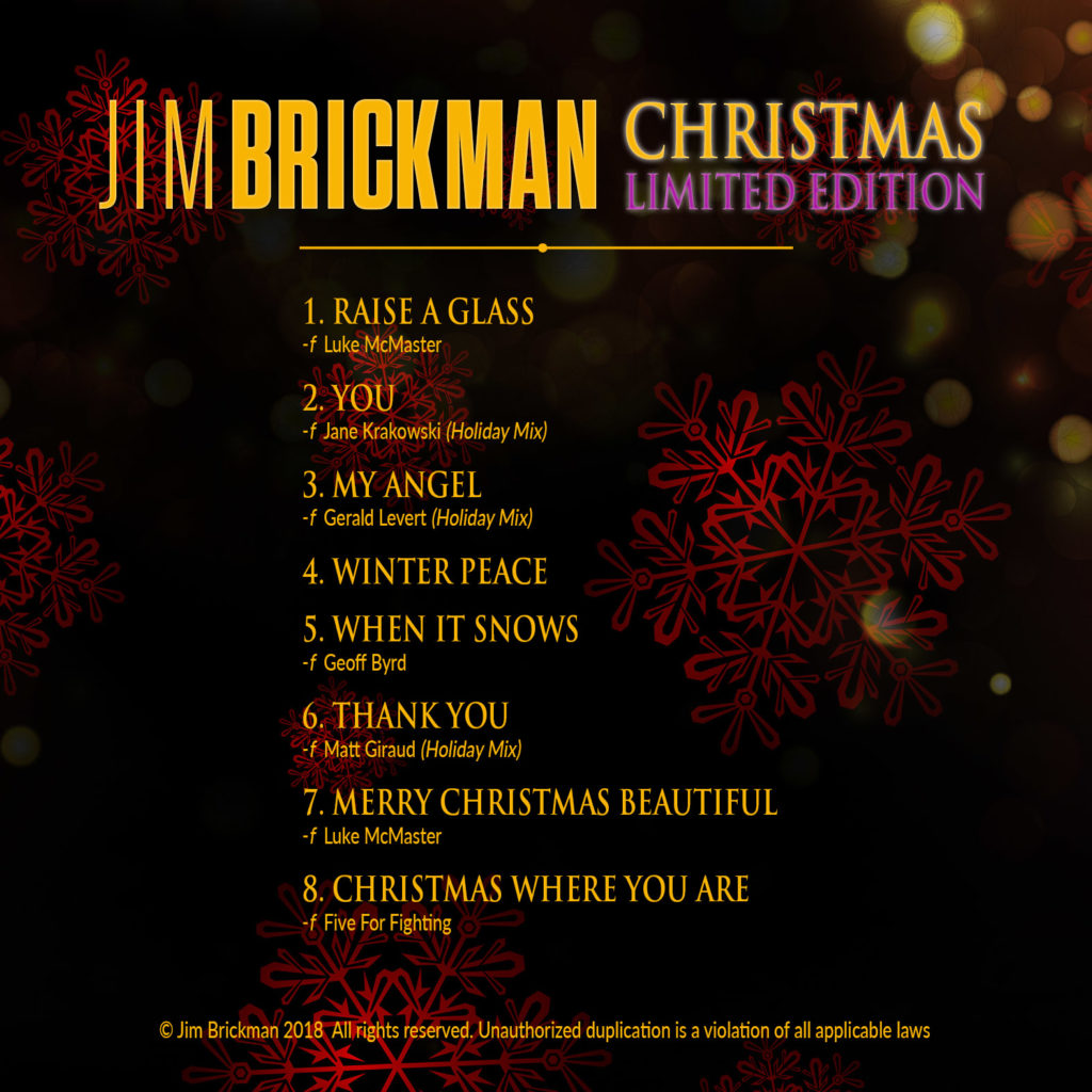 A Joyful Christmas CD/DVD Combo Jim Brickman Music